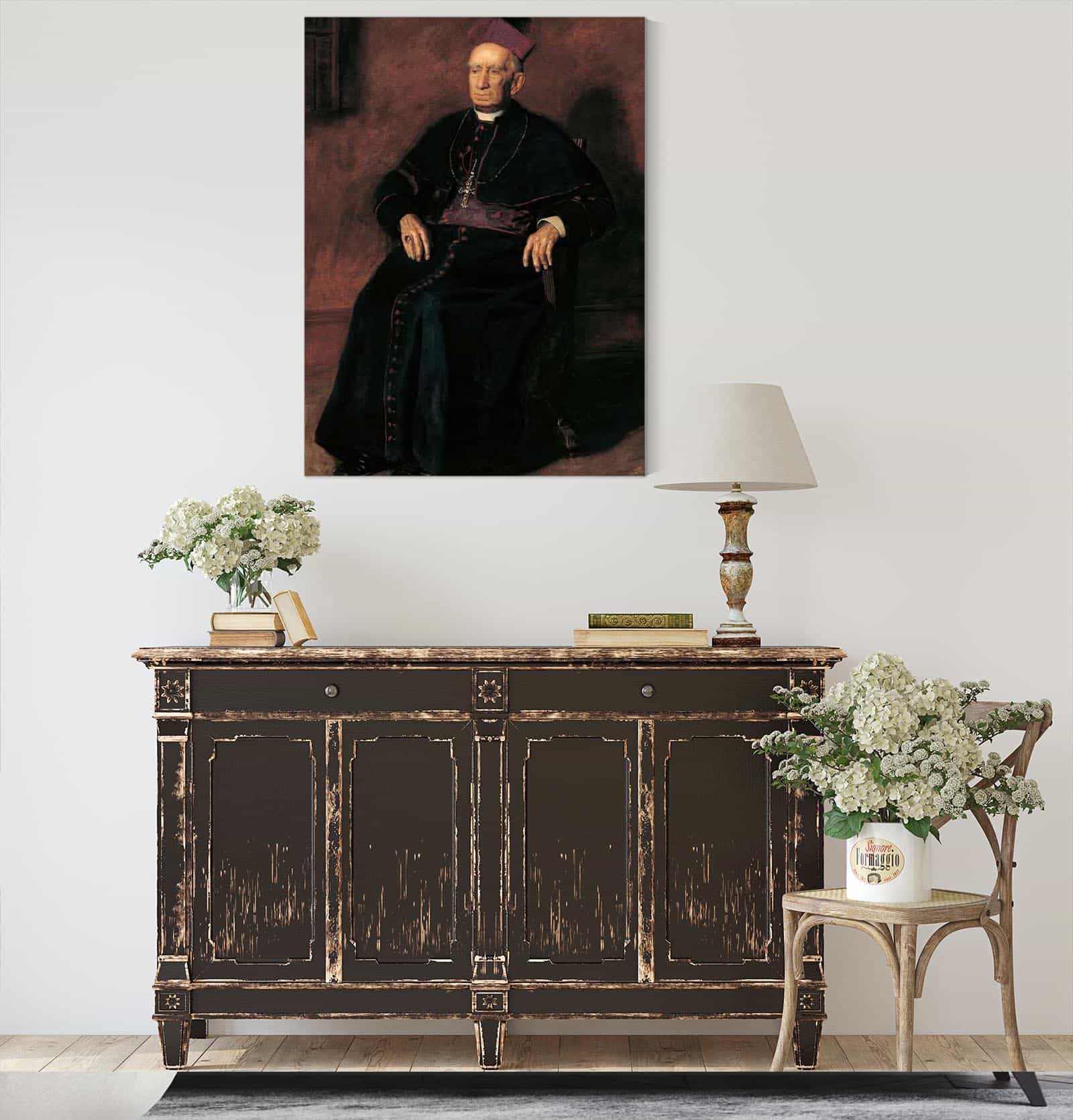 Archbishop William Henry Elder by Thomas Eakins - Image 4