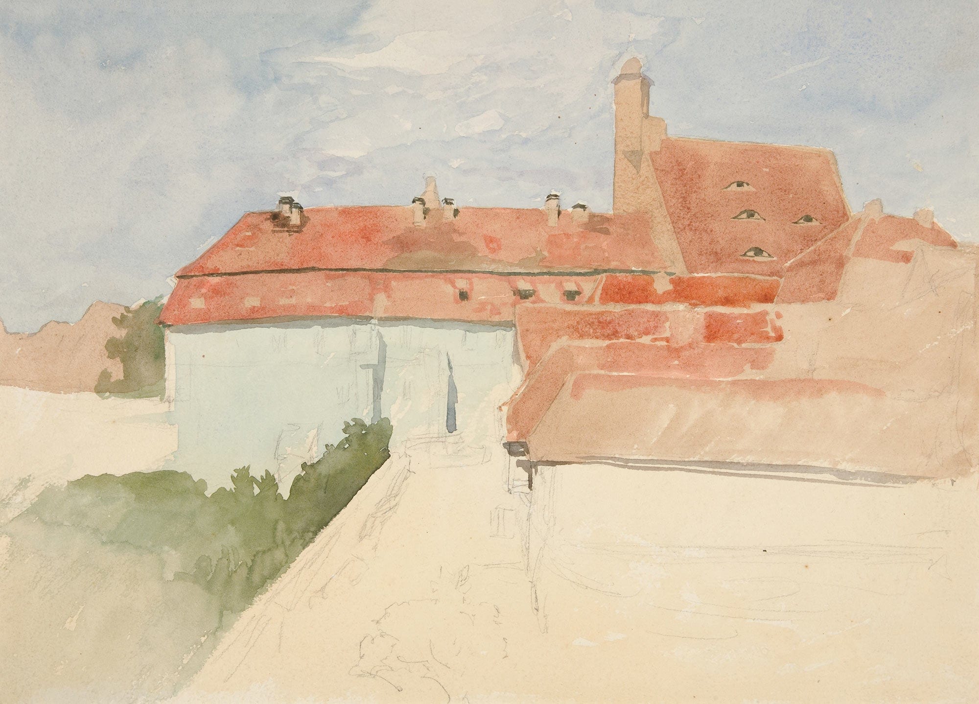 Architectural Study Iii by Edwin Austin Abbey - Image 2