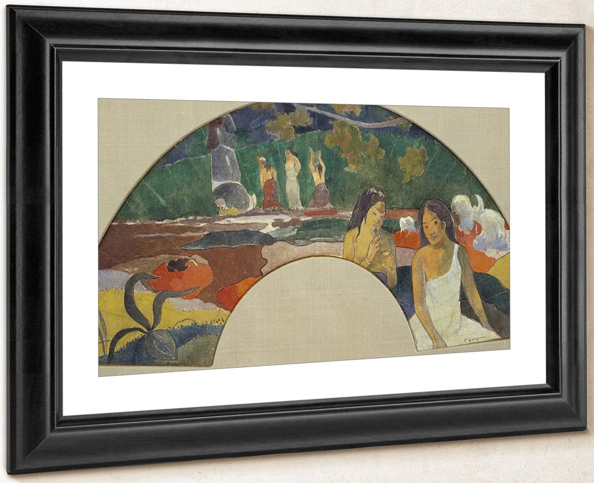 Arearea Joyousness Ii By Eugene Henri Paul Gauguin - Image 4