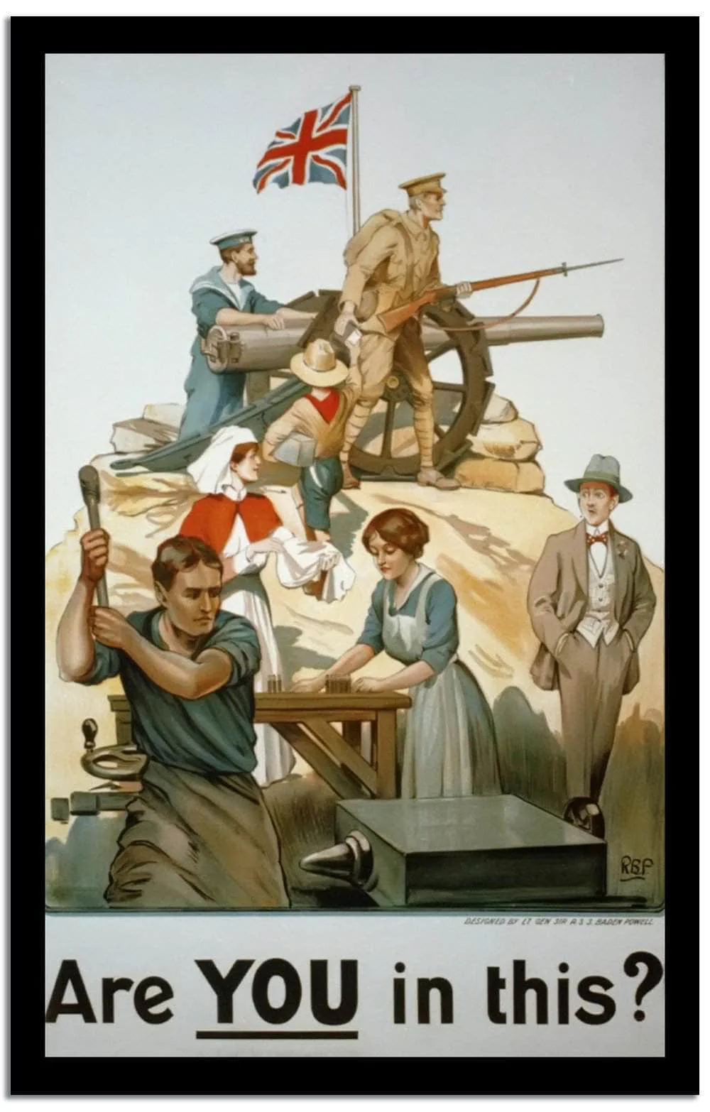 Are You In This Vintage Poster - Image 2