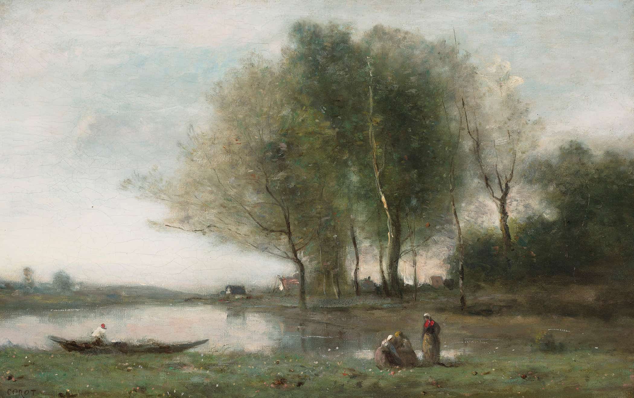 Arleux Du Nord by Jean Baptiste Camille Corot - Image 2