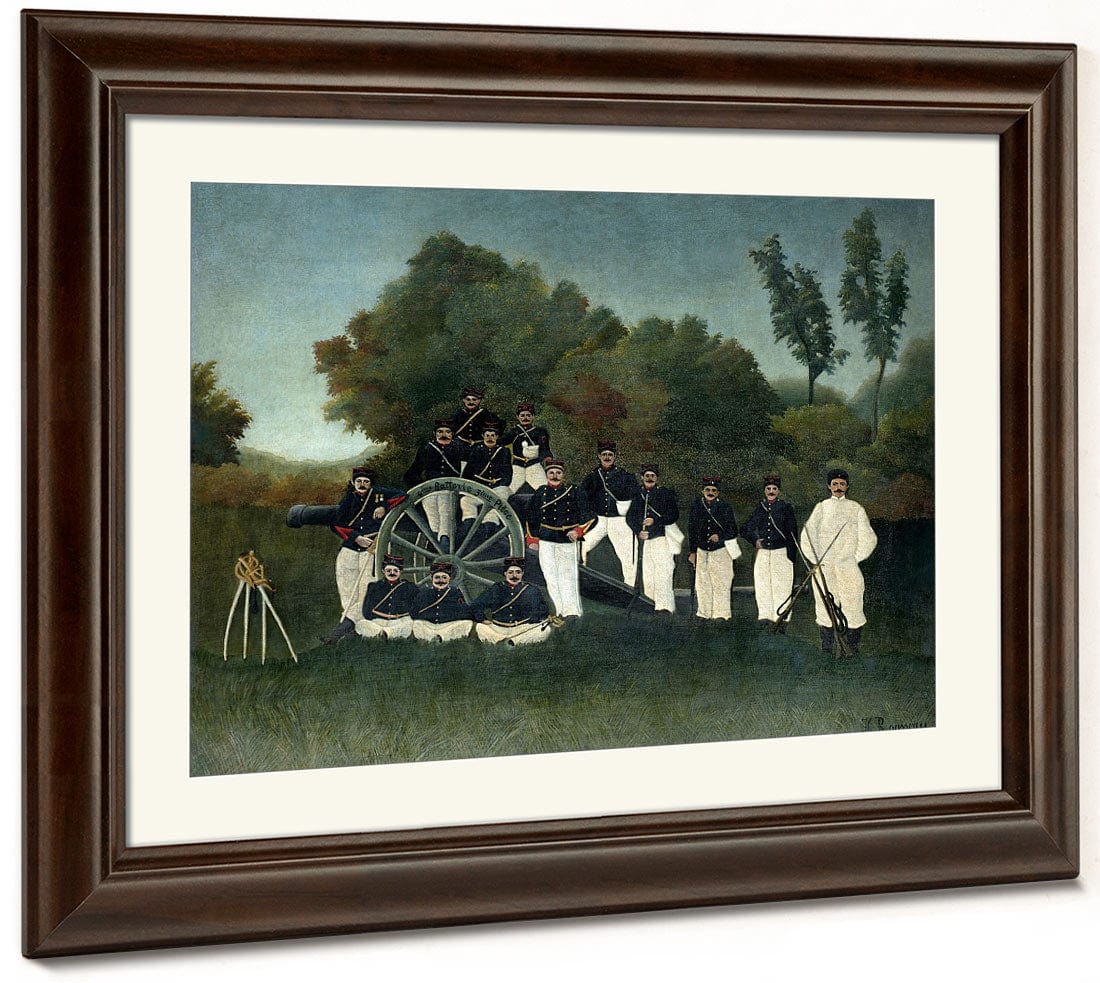 Artillerymen (Les Artilleurs) By Henri Julien Felix Rousseau - Image 3