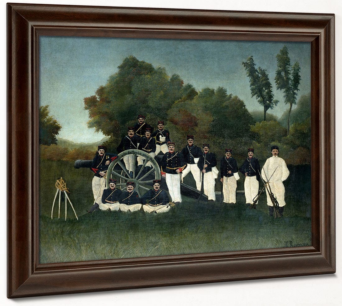 Artillerymen (Les Artilleurs) By Henri Julien Felix Rousseau - Image 4