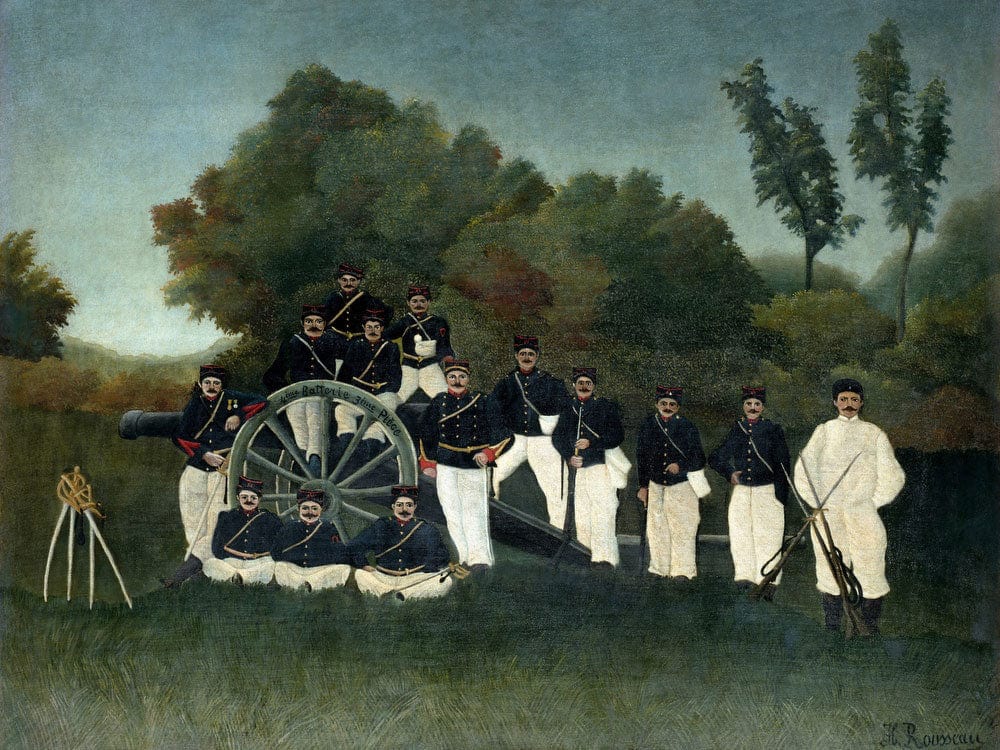 Artillerymen (Les Artilleurs) By Henri Julien Felix Rousseau - Image 5