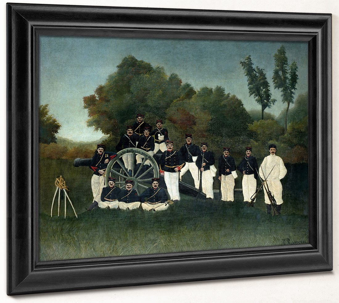 Artillerymen (Les Artilleurs) By Henri Julien Felix Rousseau - Image 6