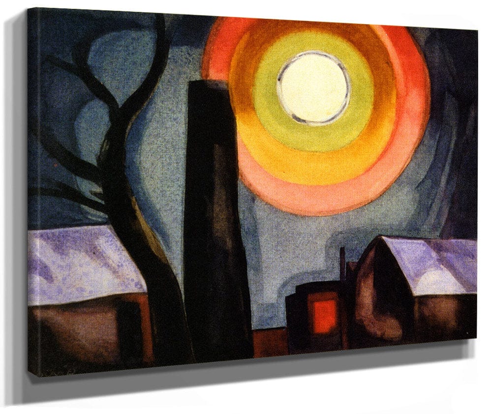 Ascension By Oscar Bluemner By Oscar Bluemner