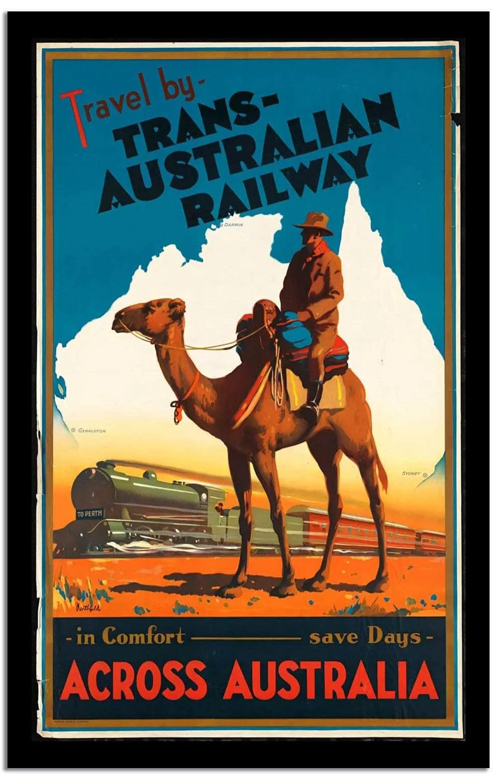 Ascoss Australia Vintage Poster - Image 2