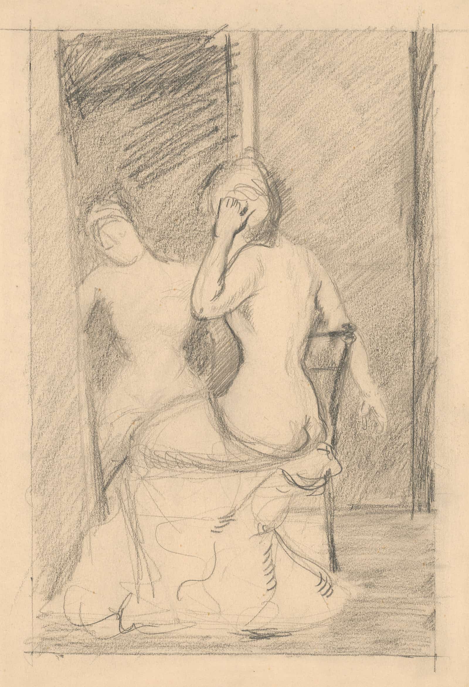 At A Mirror by Cyprian Majernik