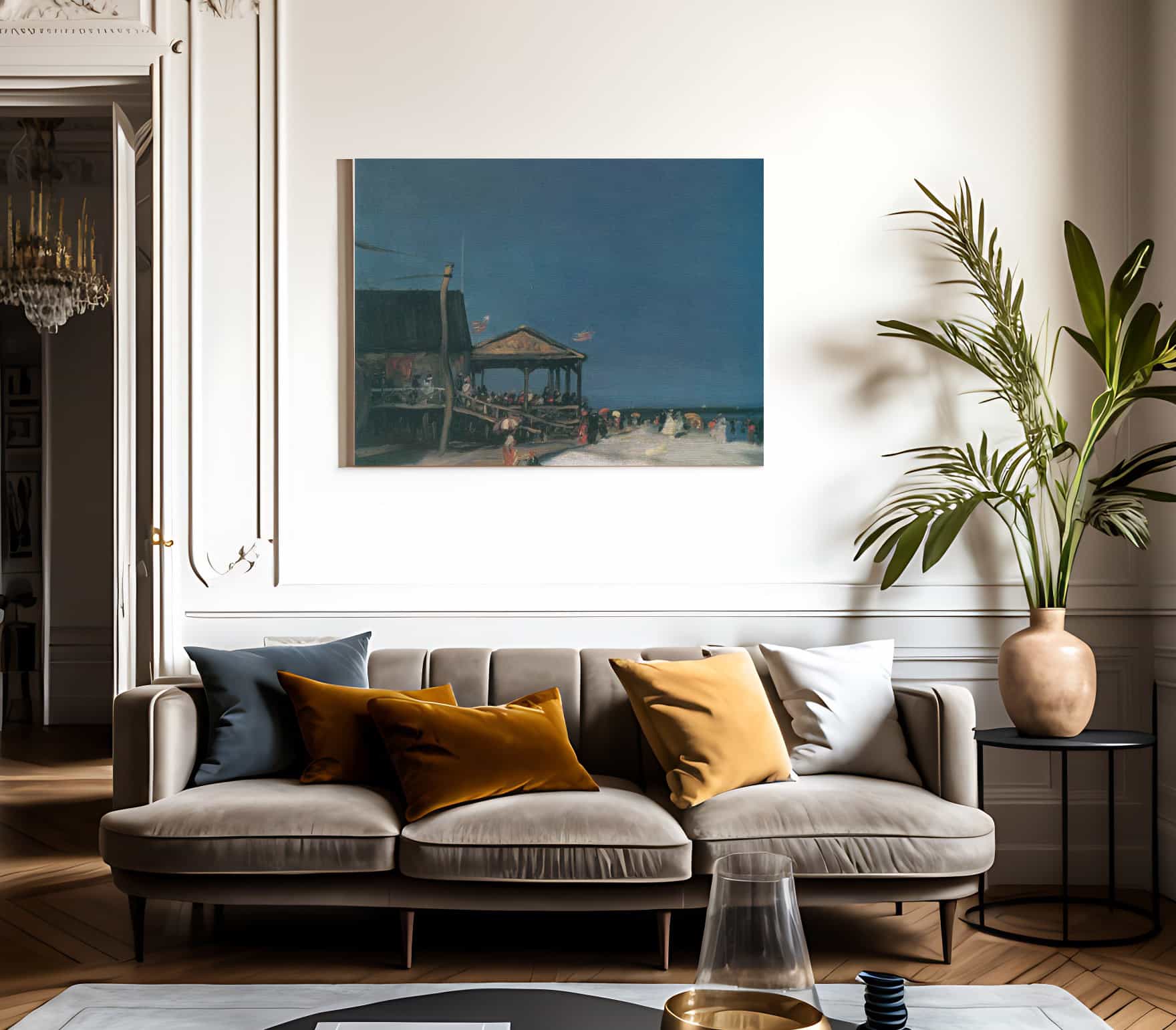 At Far Rockaway 1902 By Robert Henri - Image 3