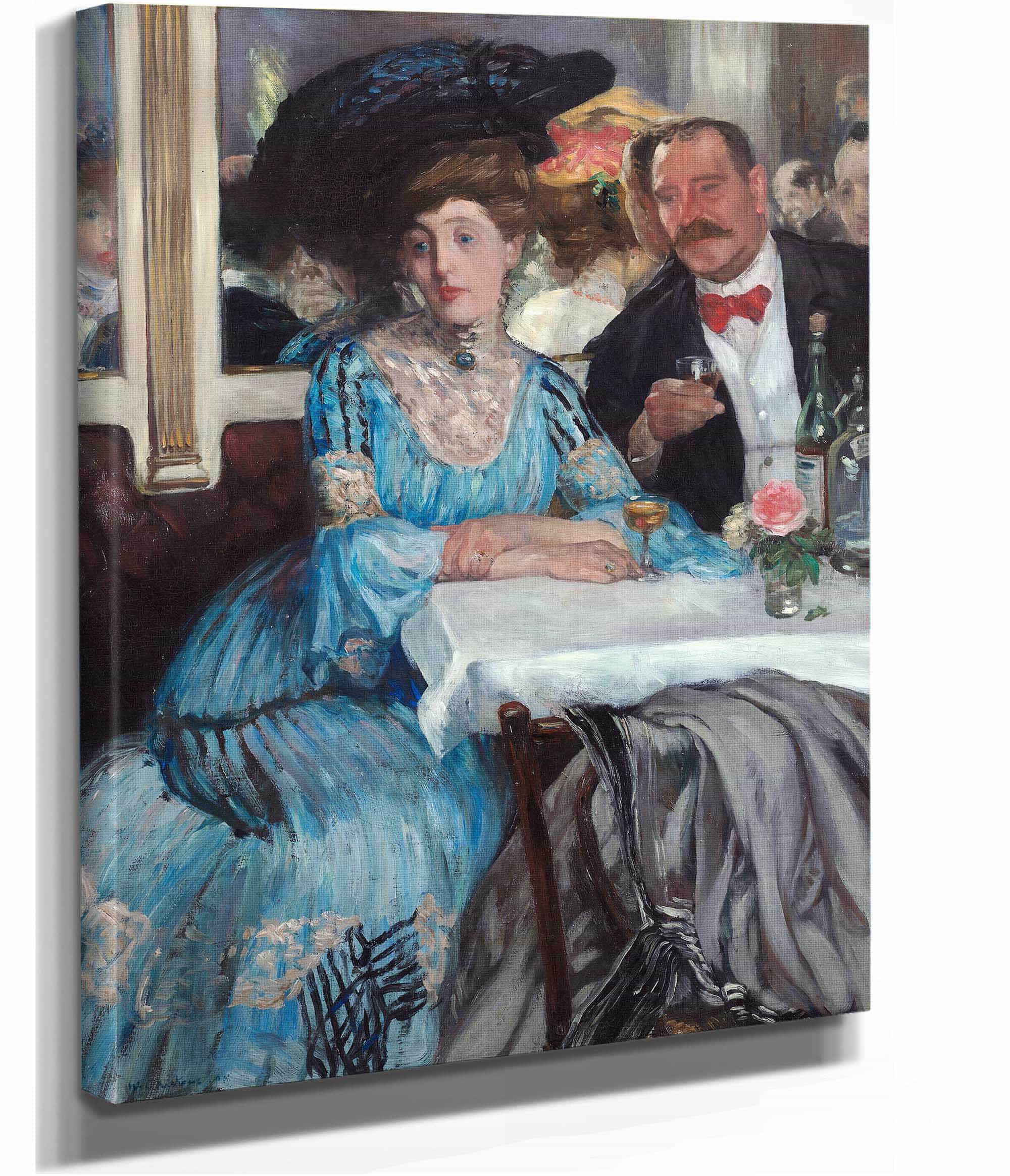 At Mouquins by William James Glackens - Image 2