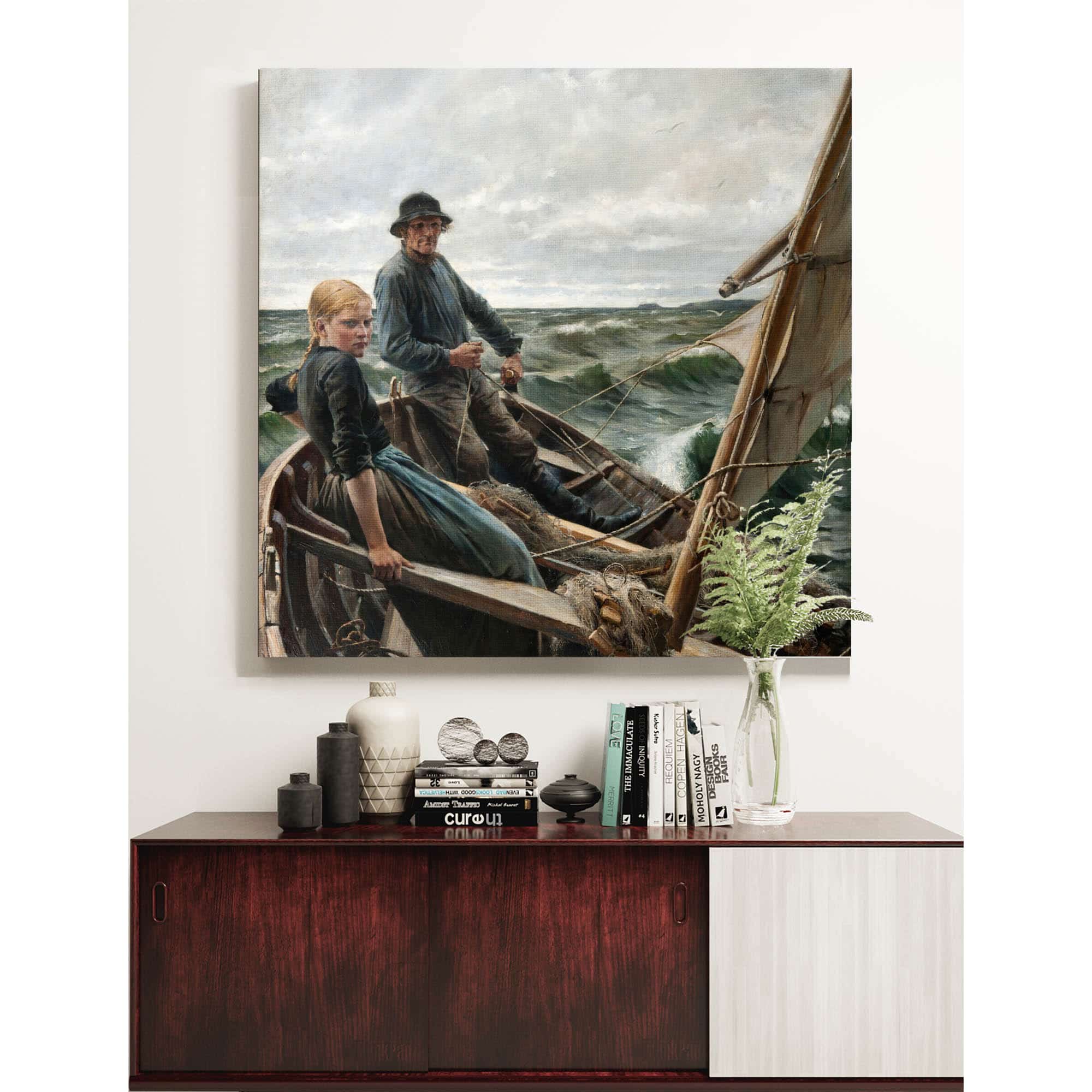 At Sea by Albert Edelfelt - Image 5