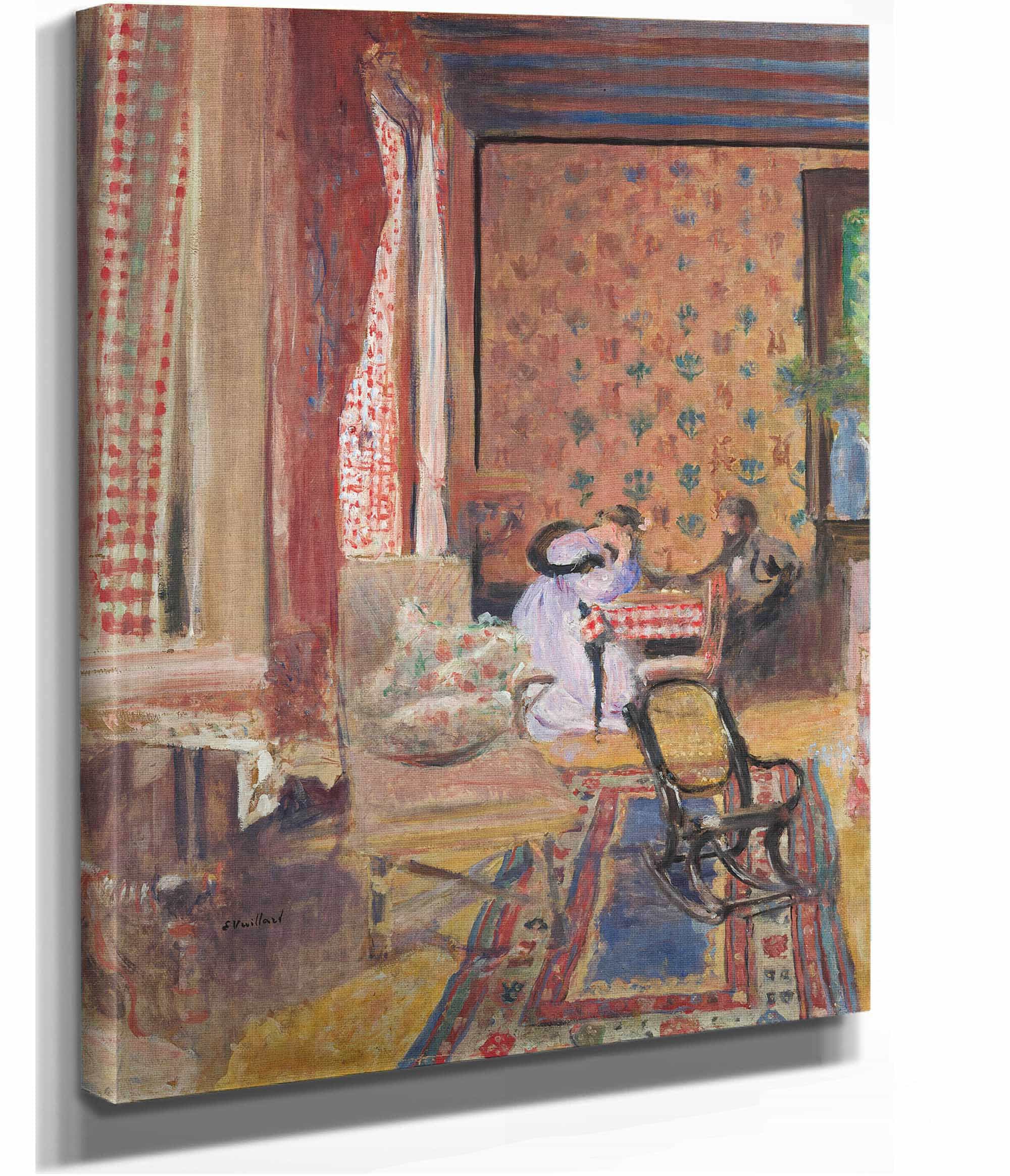 At The Board Game by Edouard Vuillard - Image 2