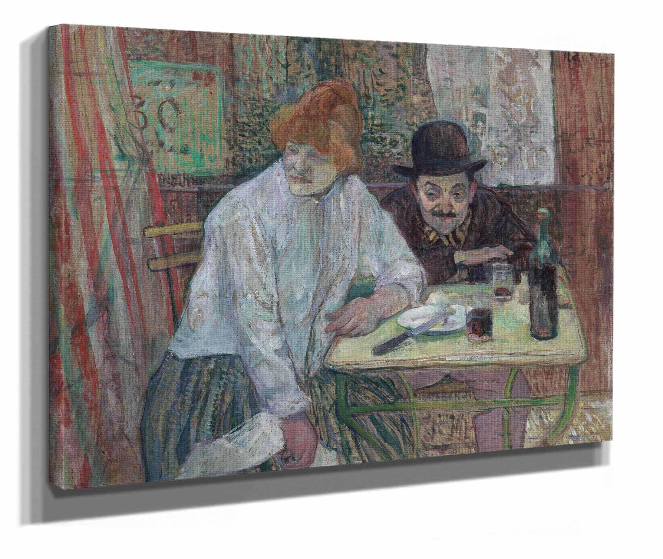 At The Cafe La Mie About by Henri De Toulouse Lautrec - Image 2
