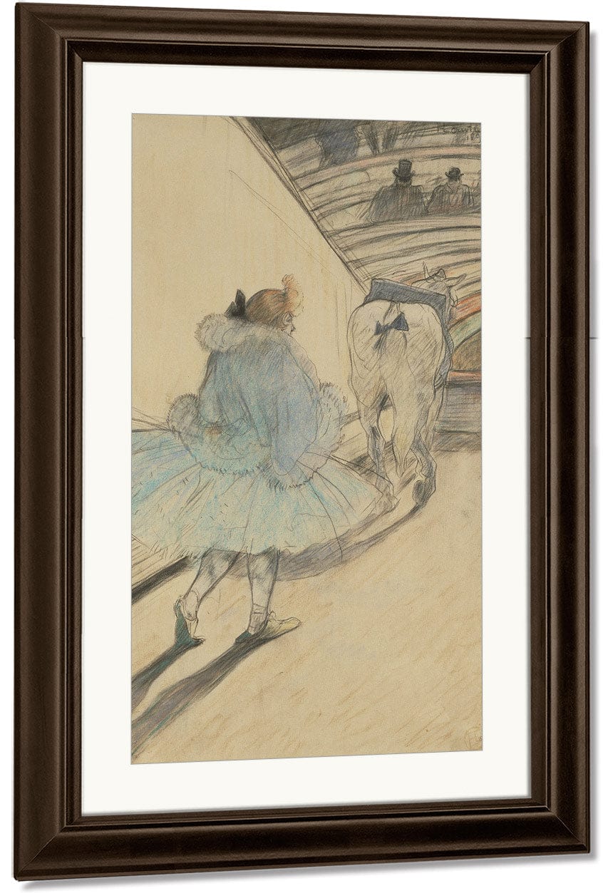 At The Circus Entering The Ring By Henri Marie Raymond De Toulouse Lautrec Monfa - Image 4