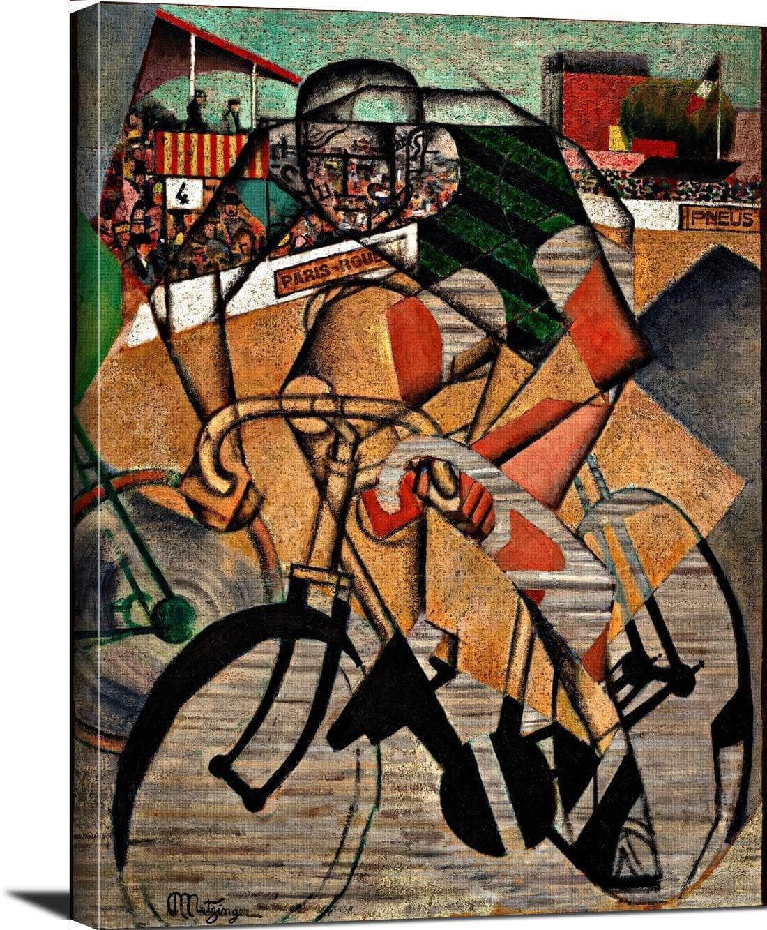 At The Cycle Race Painting Jean Metzinger - Image 3