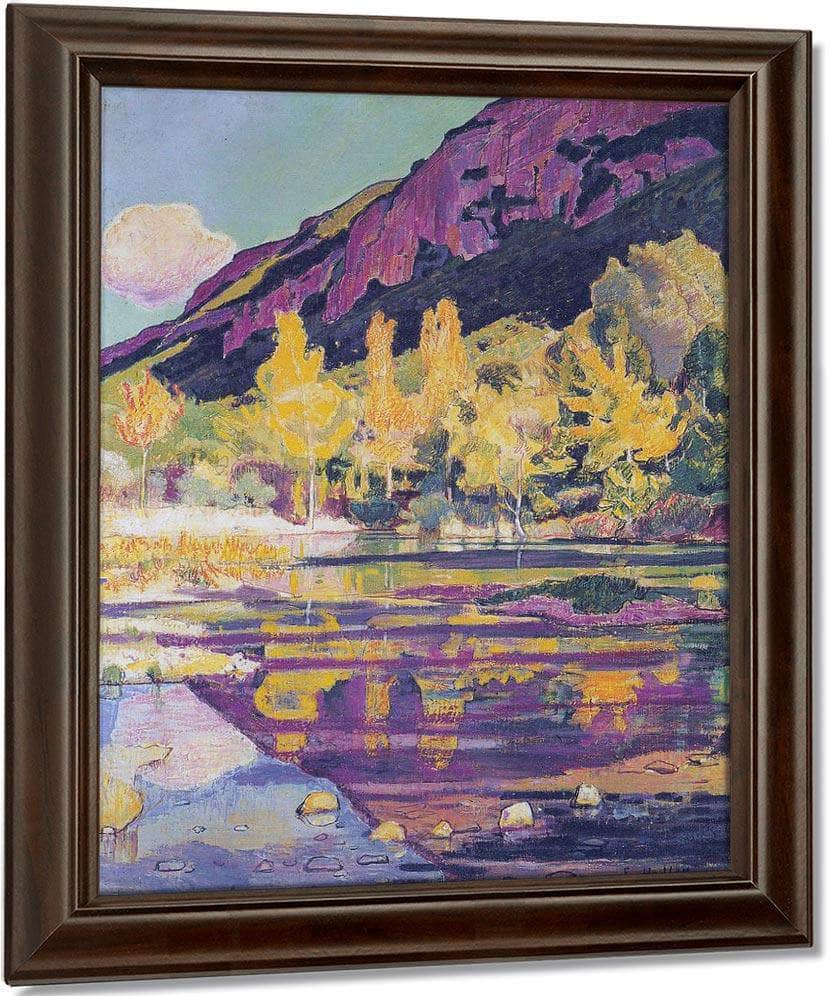 At The Foot Of The Petit Saleve 1893 Art Nouveau 65 5X49Cm Kunsthalle Bielefeld Germany By Ferdinand Hodler - Image 5