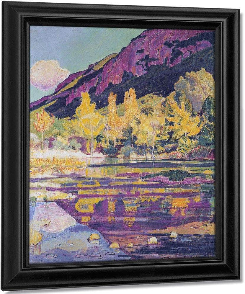 At The Foot Of The Petit Saleve 1893 Art Nouveau 65 5X49Cm Kunsthalle Bielefeld Germany By Ferdinand Hodler - Image 7