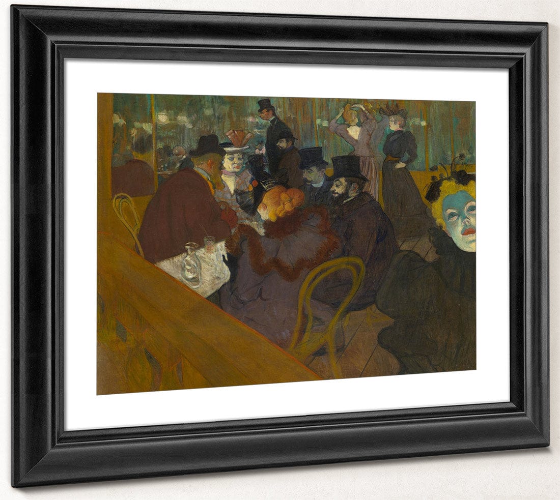 At The Moulin Rouge 1895 By Henri De Toulouse Lautrec - Image 4