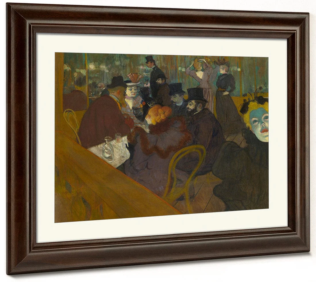 At The Moulin Rouge 1895 By Henri De Toulouse Lautrec - Image 5
