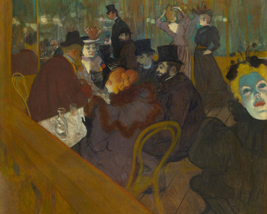 At The Moulin Rouge 1895 By Henri De Toulouse Lautrec - Image 7