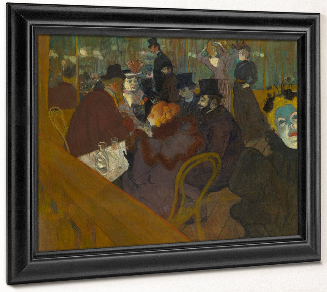 At The Moulin Rouge 1895 By Henri De Toulouse Lautrec - Image 8