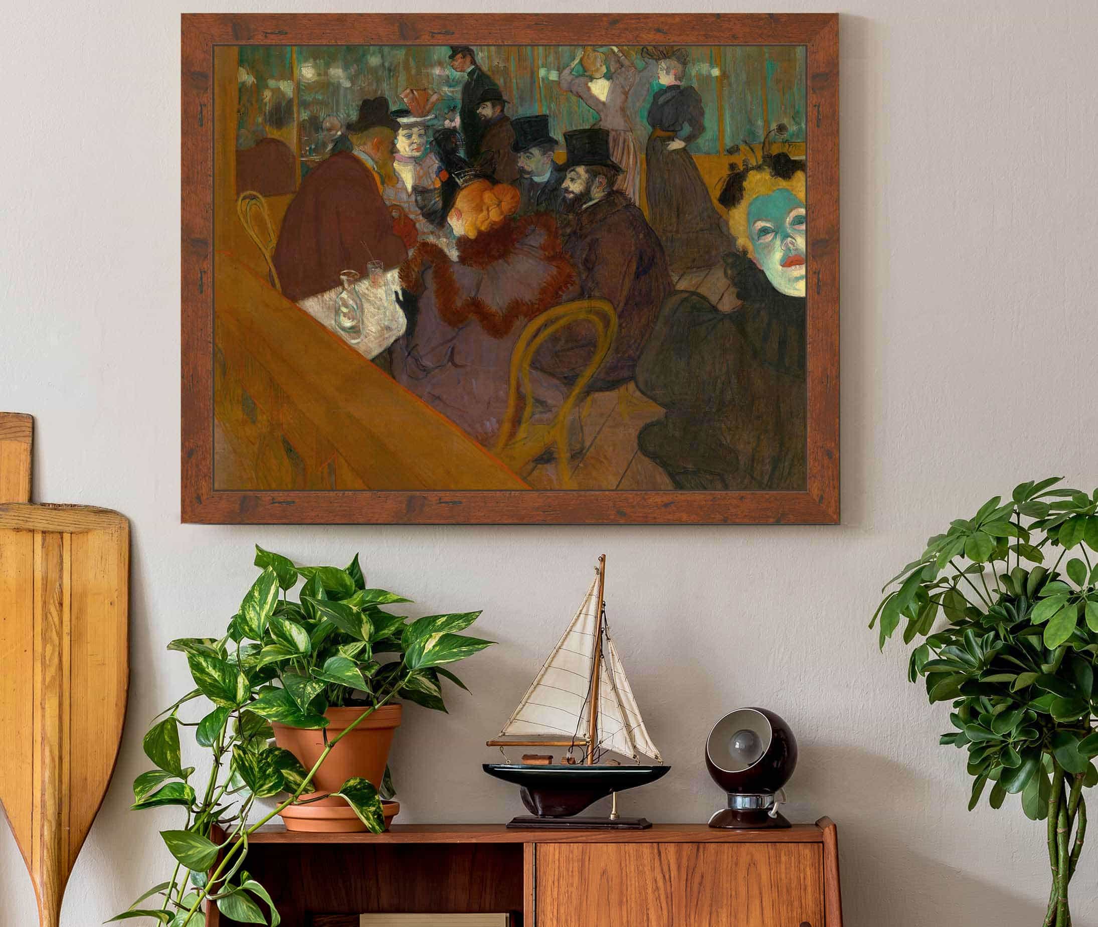 At The Moulin Rouge by Henri De Toulouse Lautrec - Image 3