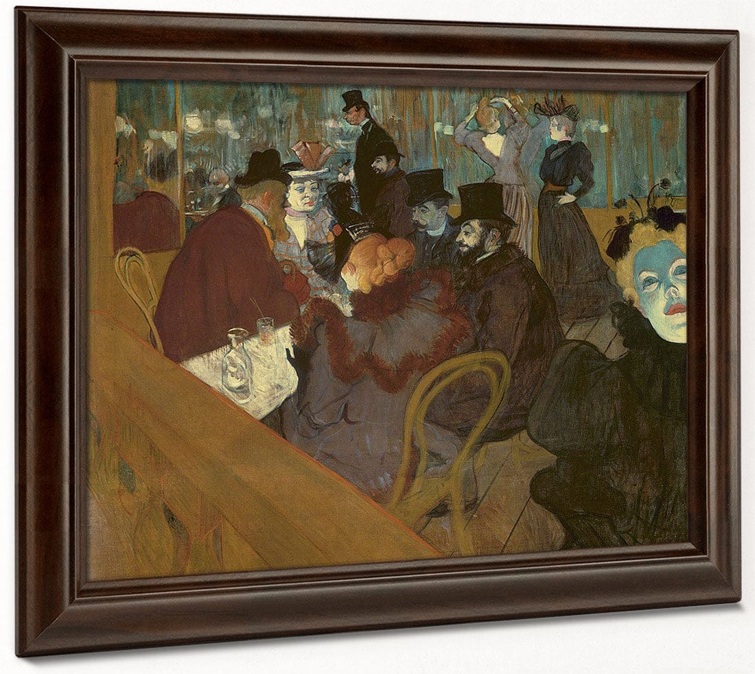 At The Moulin Rouge By Henri De Lautrec Toulouse - Image 6