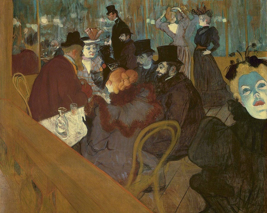 At The Moulin Rouge By Henri De Lautrec Toulouse - Image 7