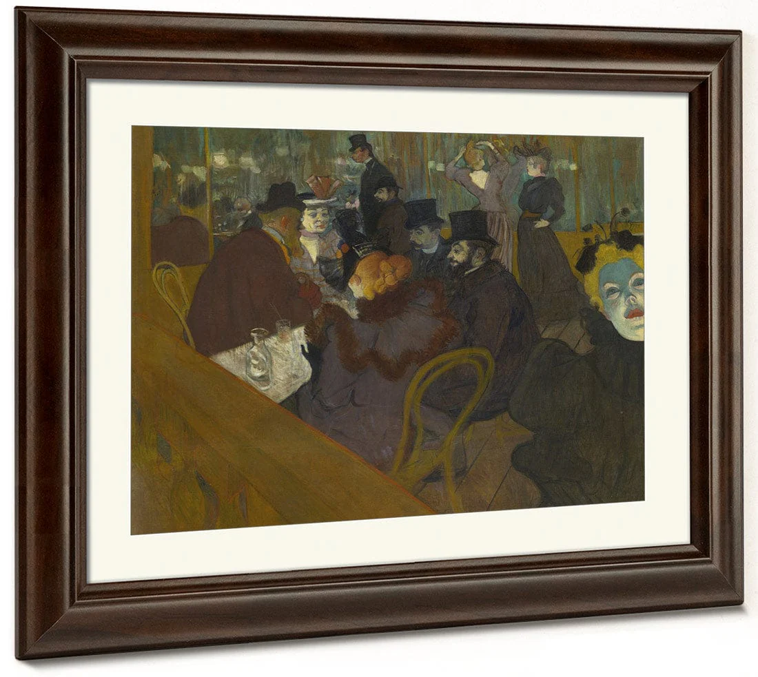At The Moulin Rouge By Henri Marie Raymond De Toulouse Lautrec Monfa - Image 5