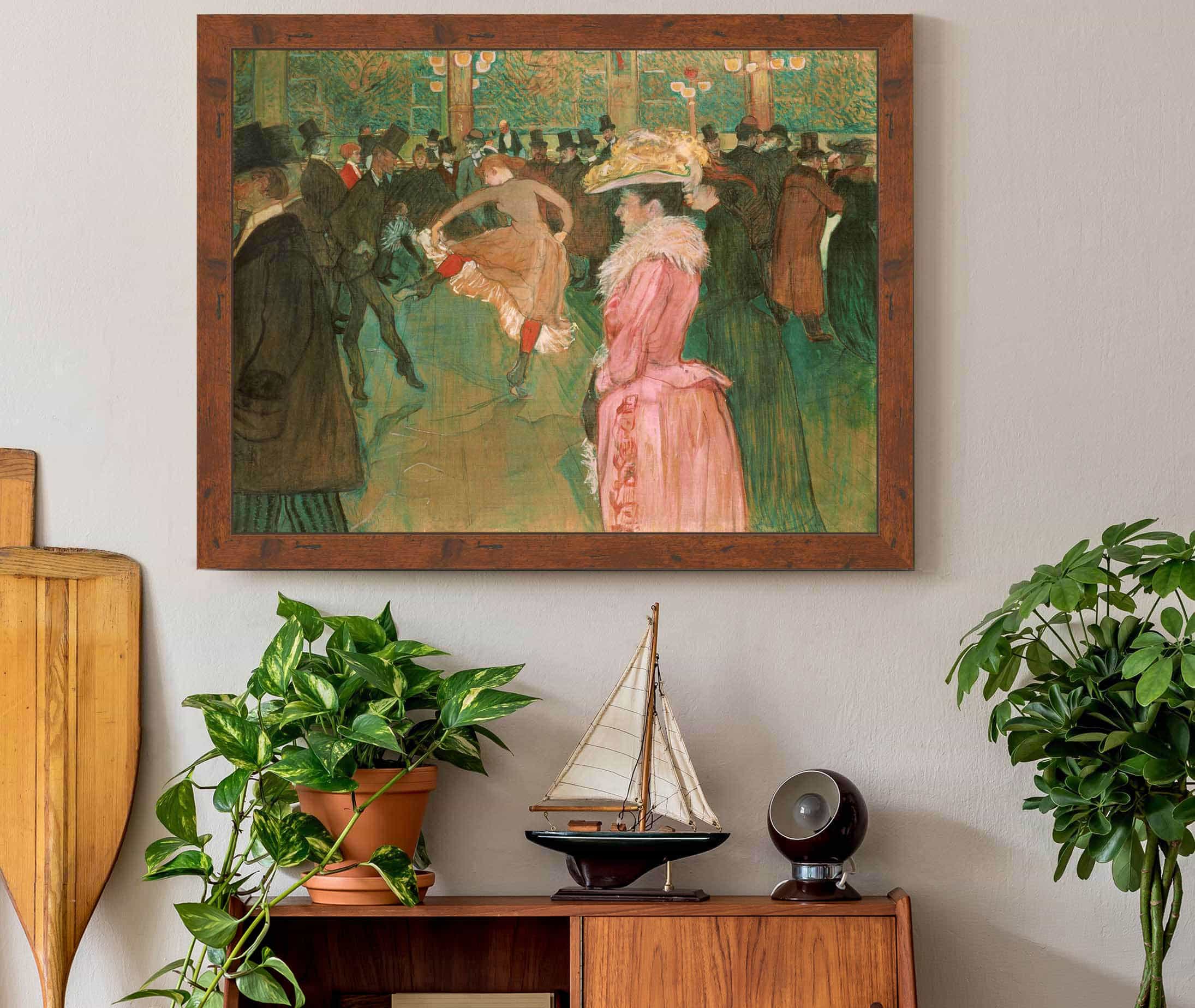 At The Moulin Rouge The Dance by Henri De Toulouse Lautrec - Image 3
