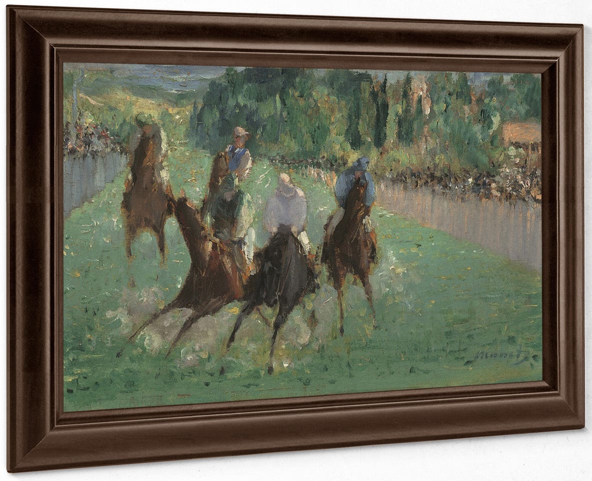 At The Races By Edouard Manet - Image 6
