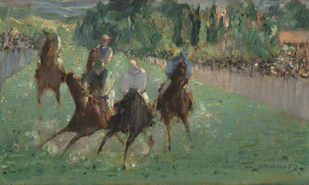 At The Races By Edouard Manet - Image 7