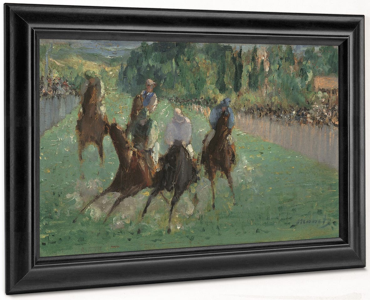 At The Races By Edouard Manet - Image 8