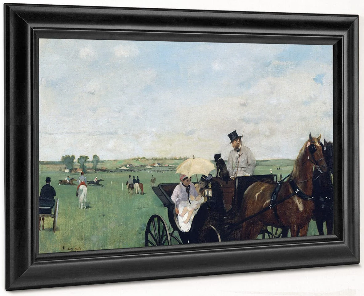 At The Races In The Countryside By Edgar Degas - Image 6