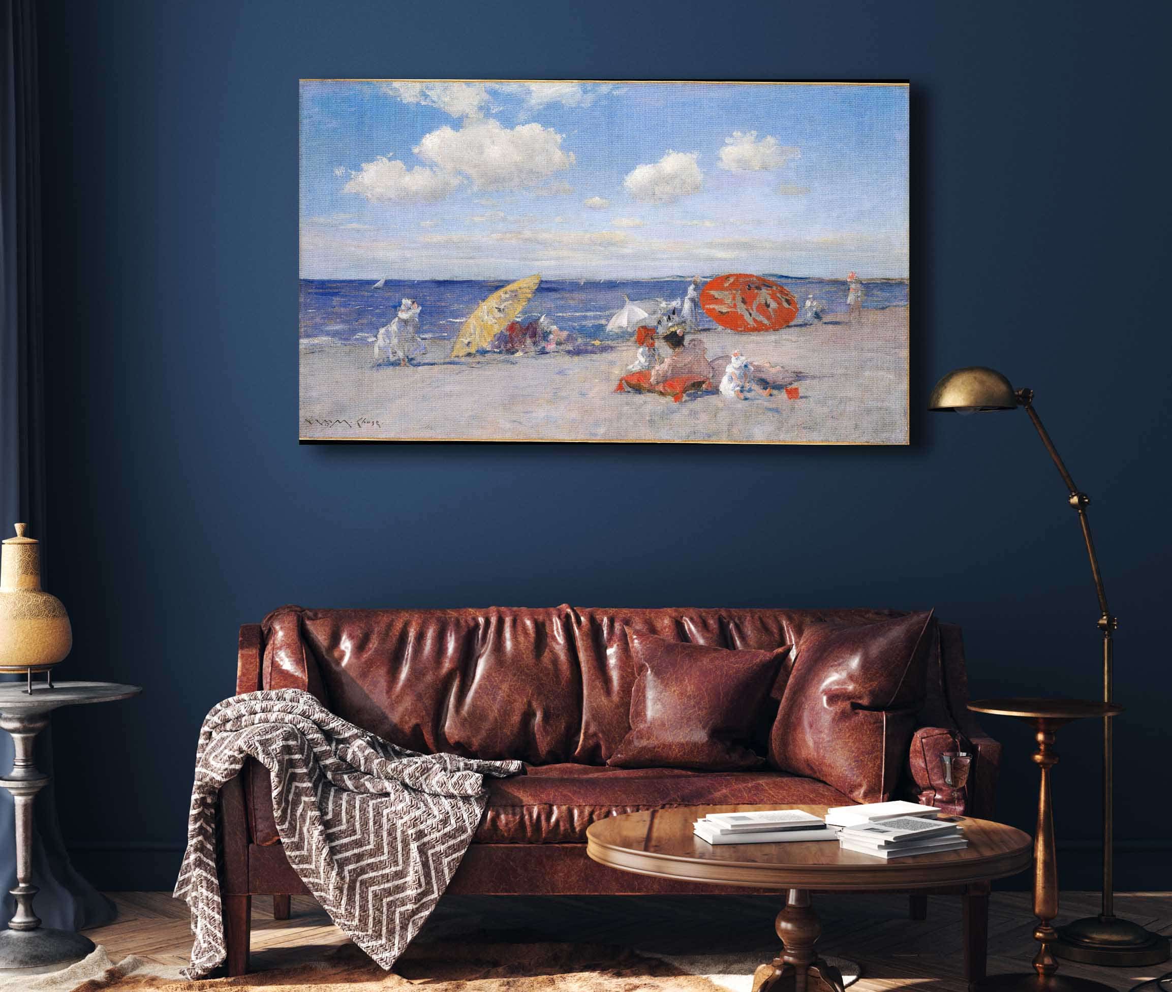 At The Seaside by William Merritt Chase - Image 4