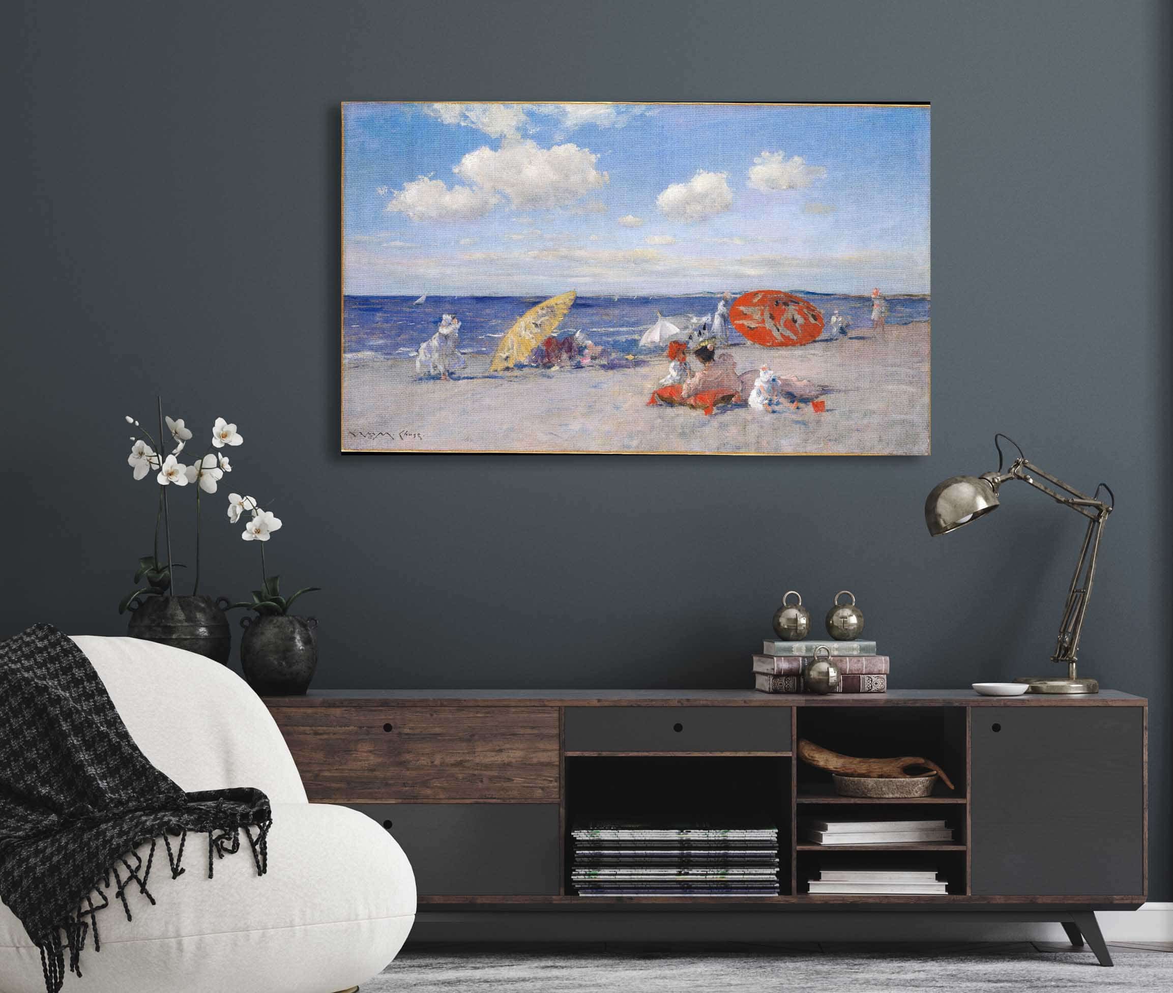 At The Seaside by William Merritt Chase - Image 5