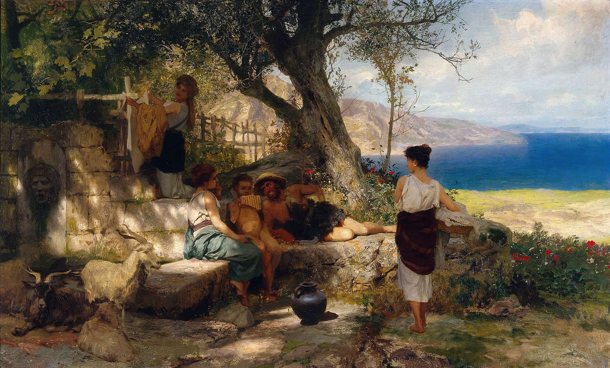 At The Spring Well by Henryk Siemiradzki - Image 2