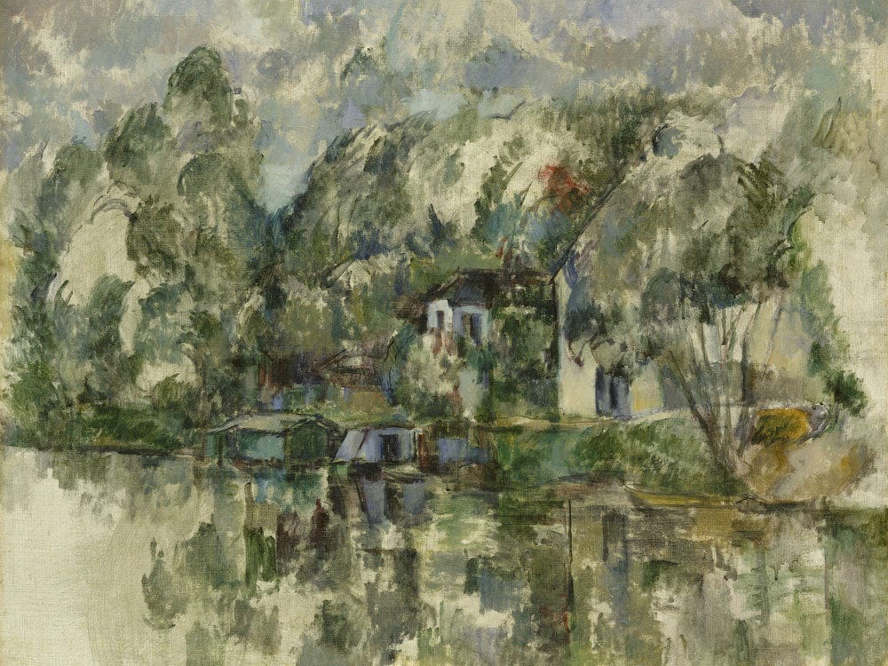 At The Water's Edge By Paul Cezanne - Image 5