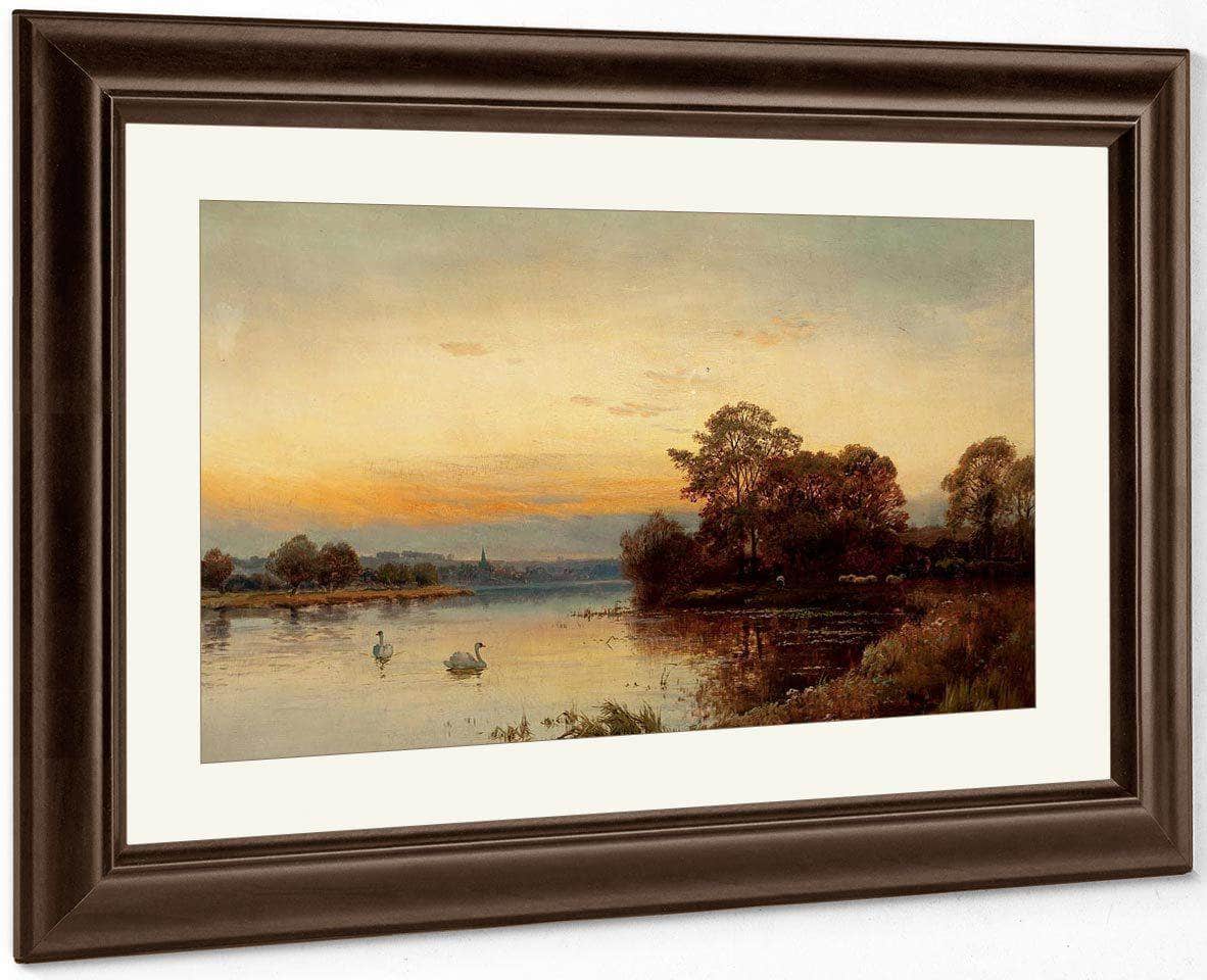 At Wallingford On The Thames By Alfred De Breanski - Image 5