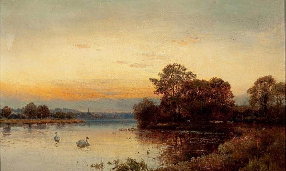 At Wallingford On The Thames By Alfred De Breanski - Image 7