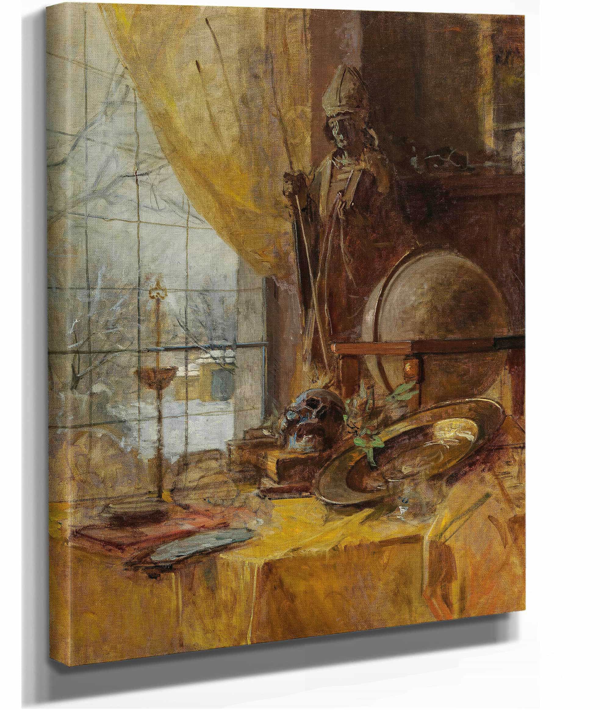 Atelieransicht by Carl Moll - Image 2