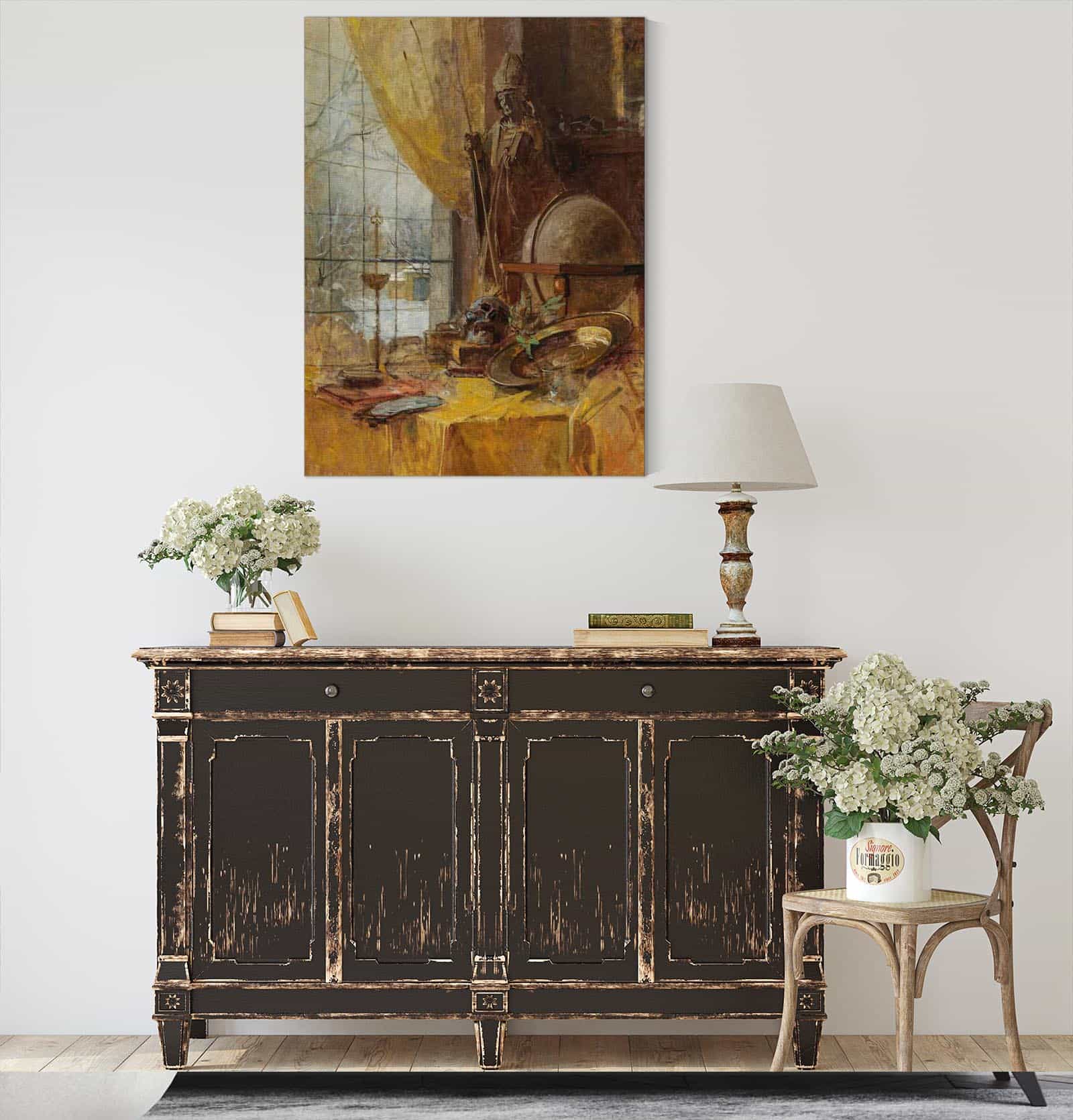 Atelieransicht by Carl Moll - Image 4