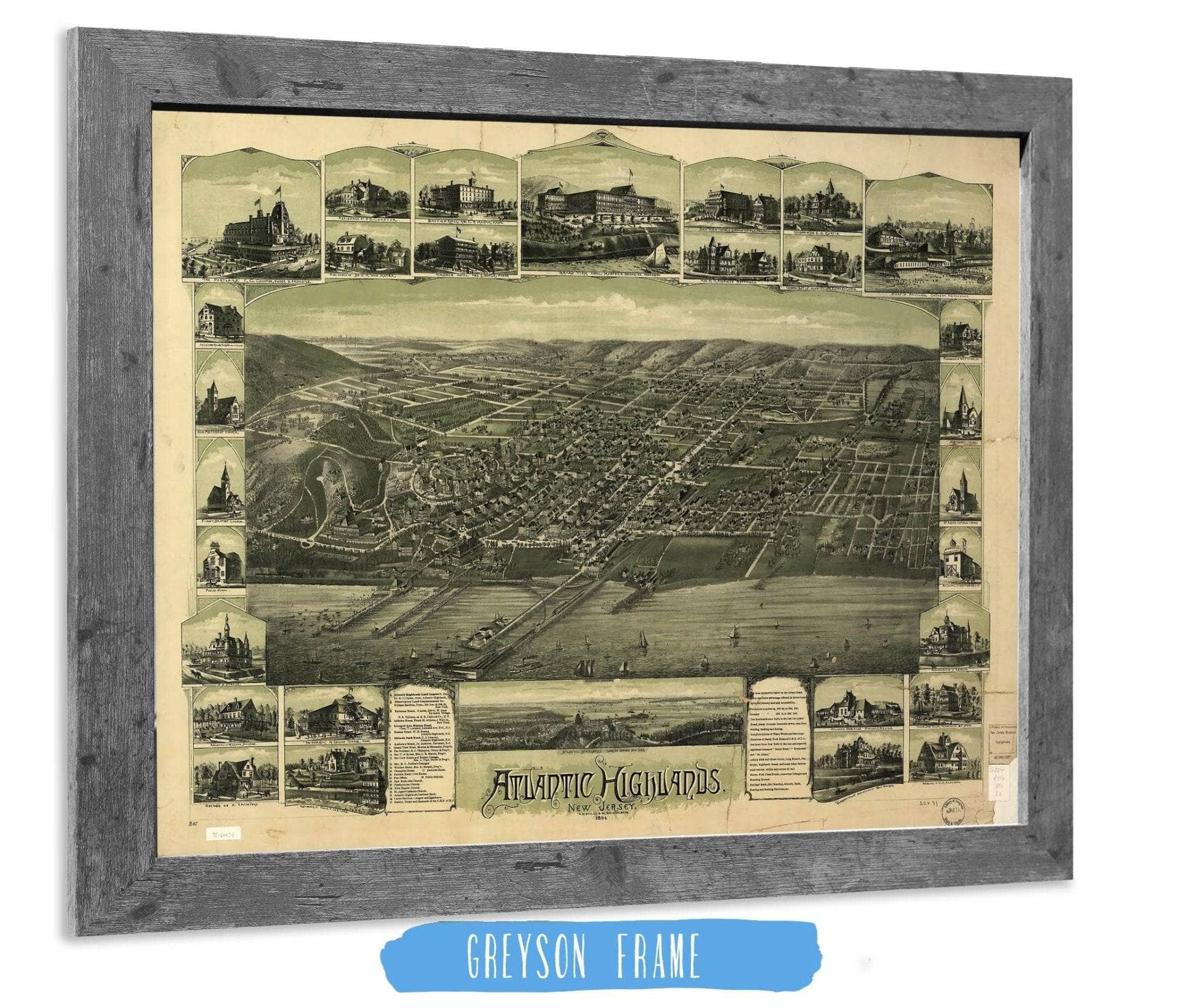 Atlantic Highlands New Jersey 1894 State of New Jersey - Image 6