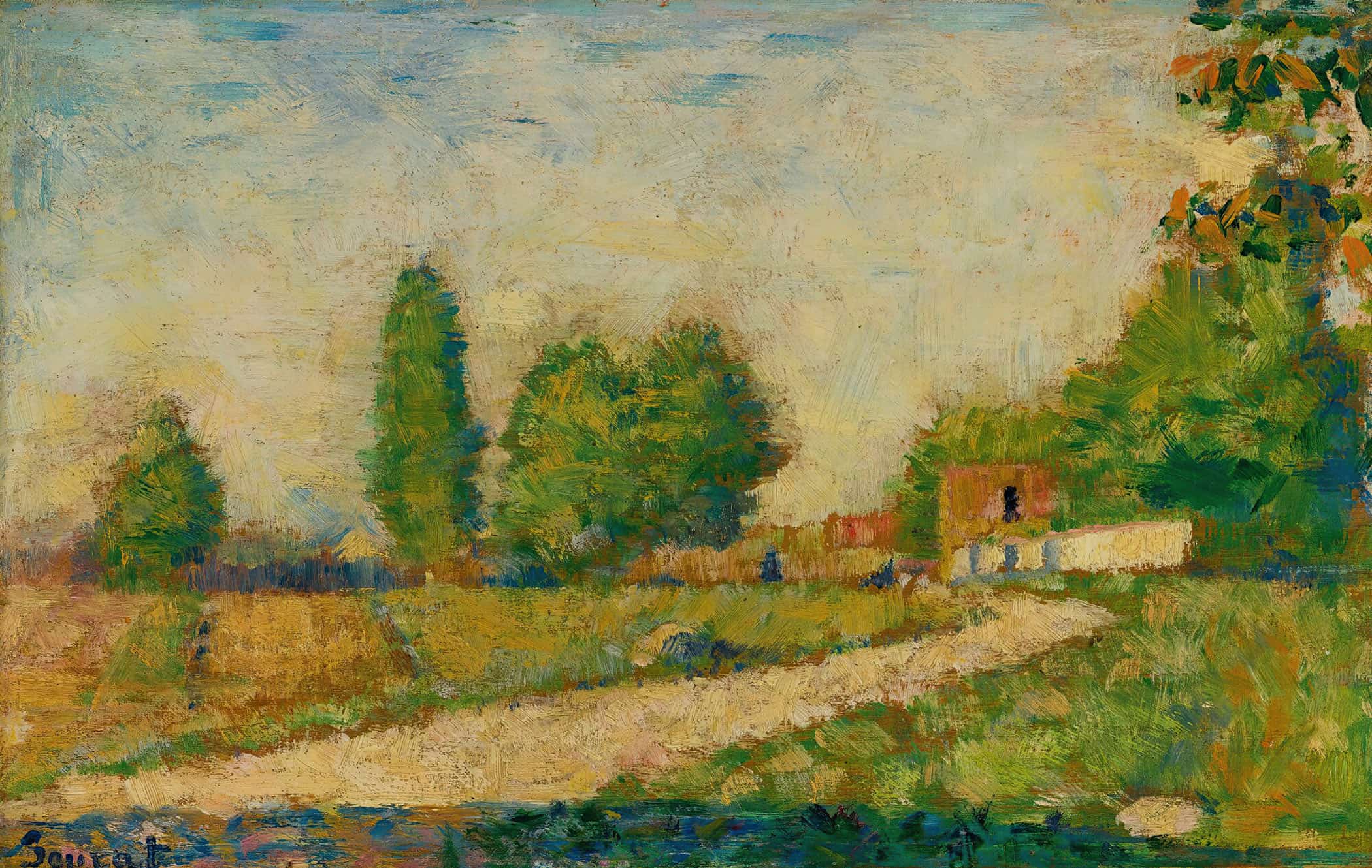 Au Bord Du Village by Georges Seurat - Image 2