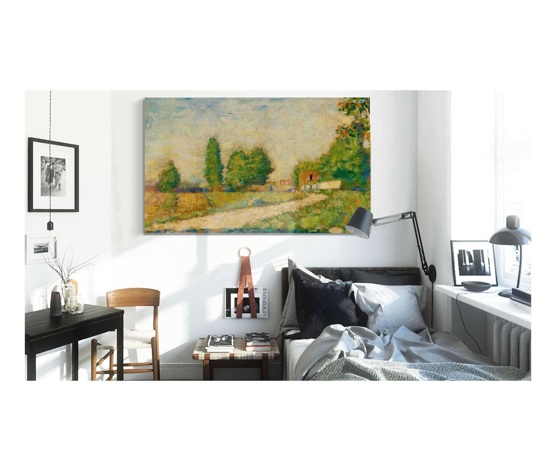 Au Bord Du Village by Georges Seurat - Image 3