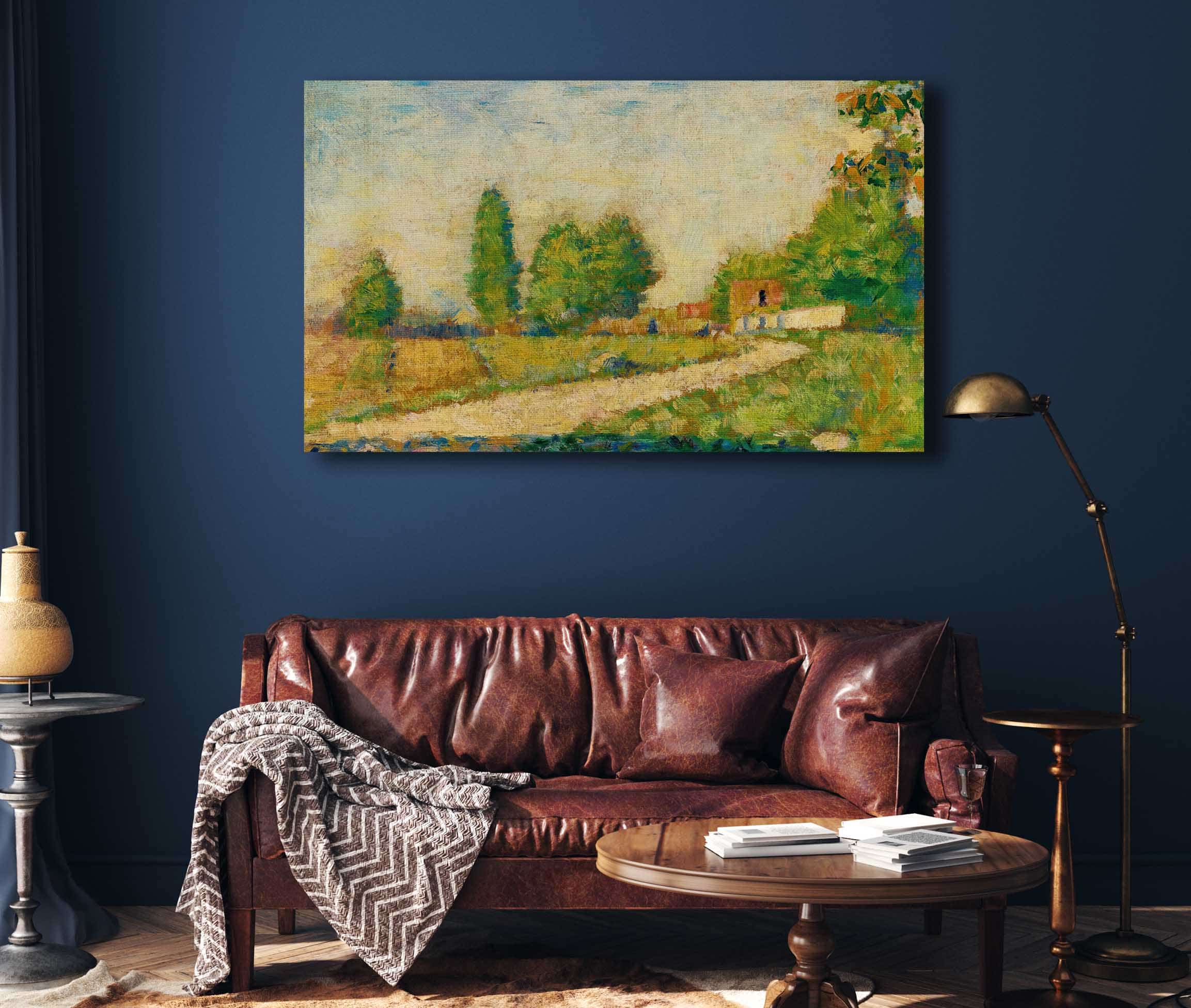 Au Bord Du Village by Georges Seurat - Image 4