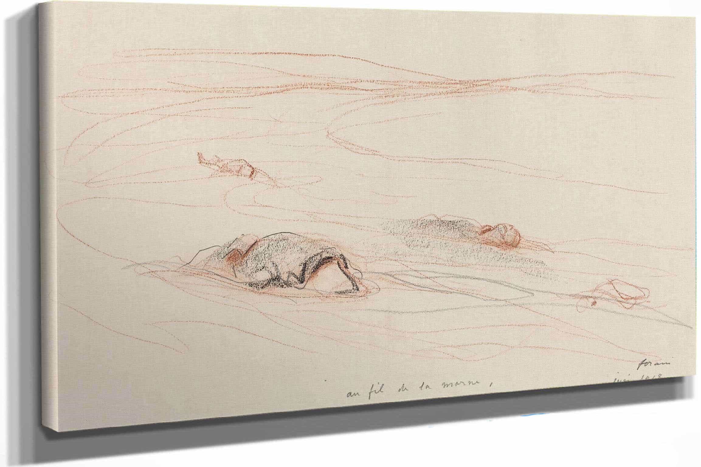Au Fil De La Marne by Jean Louis Forain