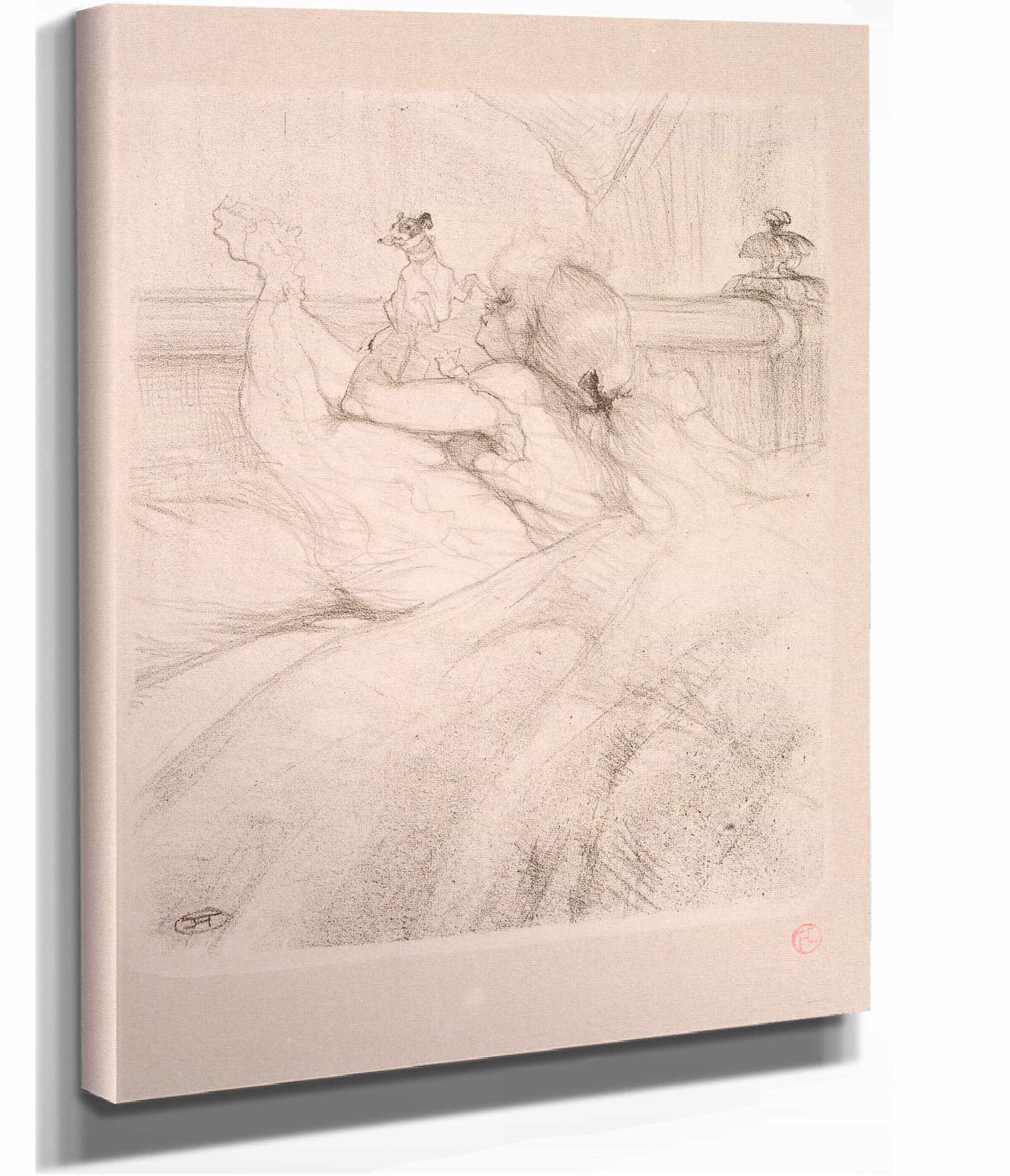 Au Lit by Henri De Toulouse Lautrec - Image 2