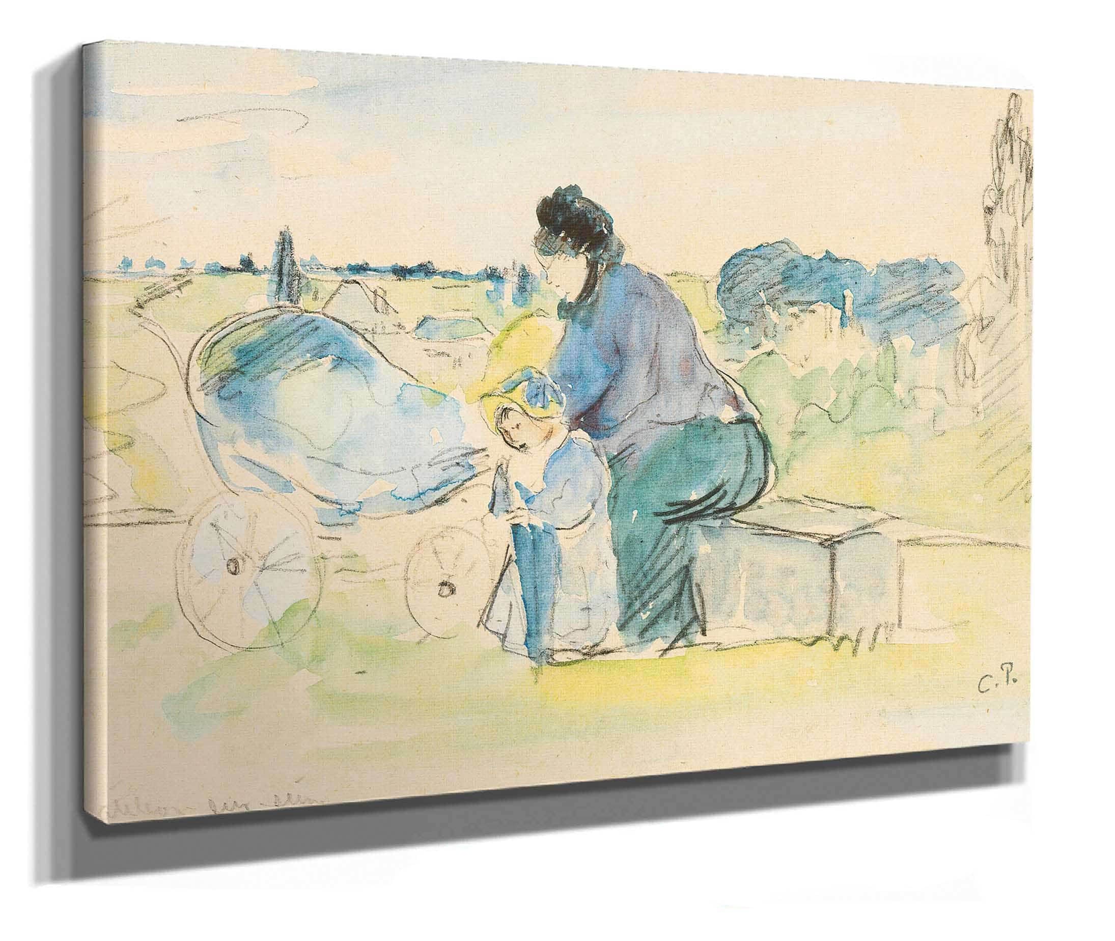 Au Parc by Camille Pissarro - Image 2