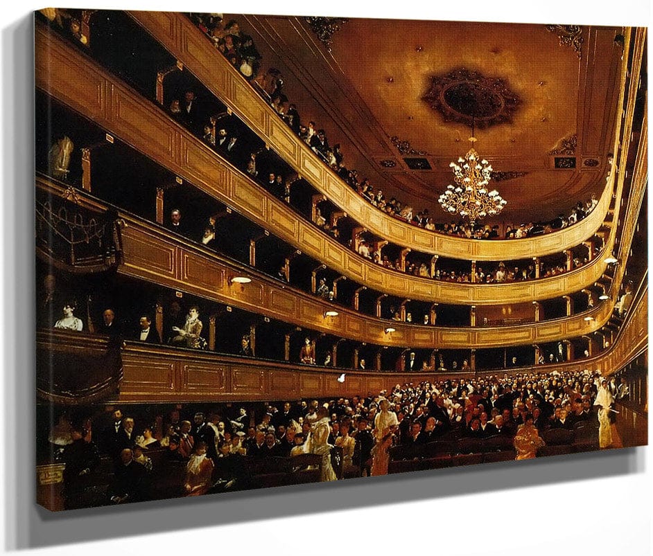 Auditorium Of The Old Burgtheater By Klimt